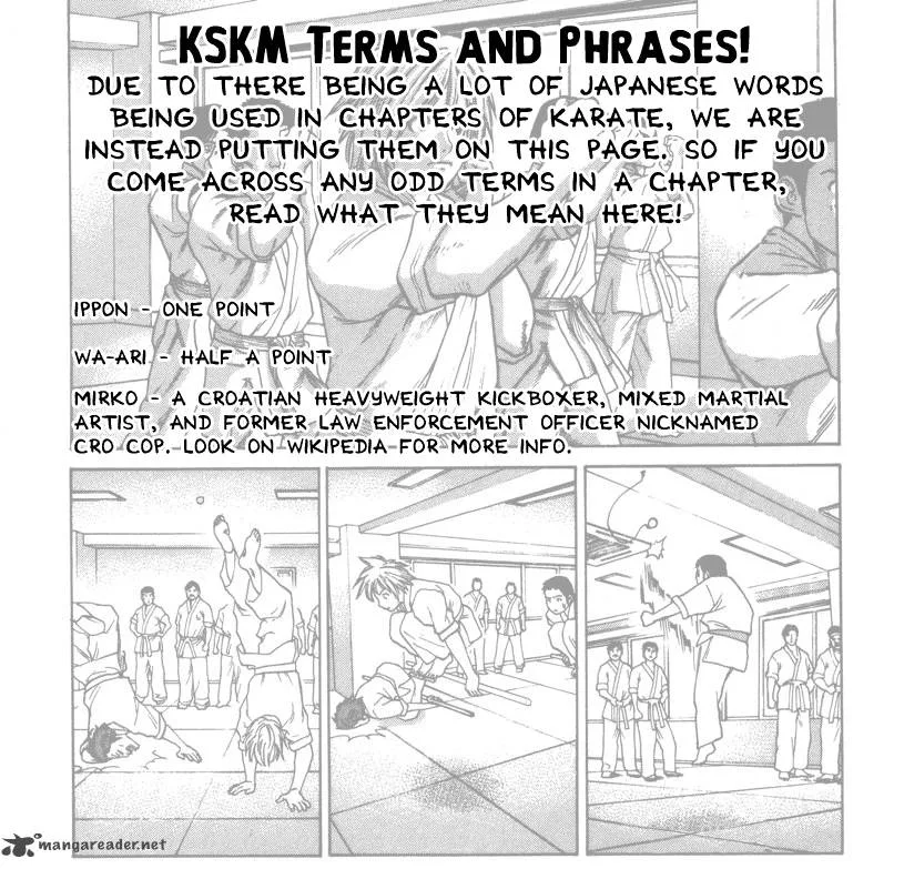 Karate Shoukoushi Kohinata Minoru Chapter 107 page 1