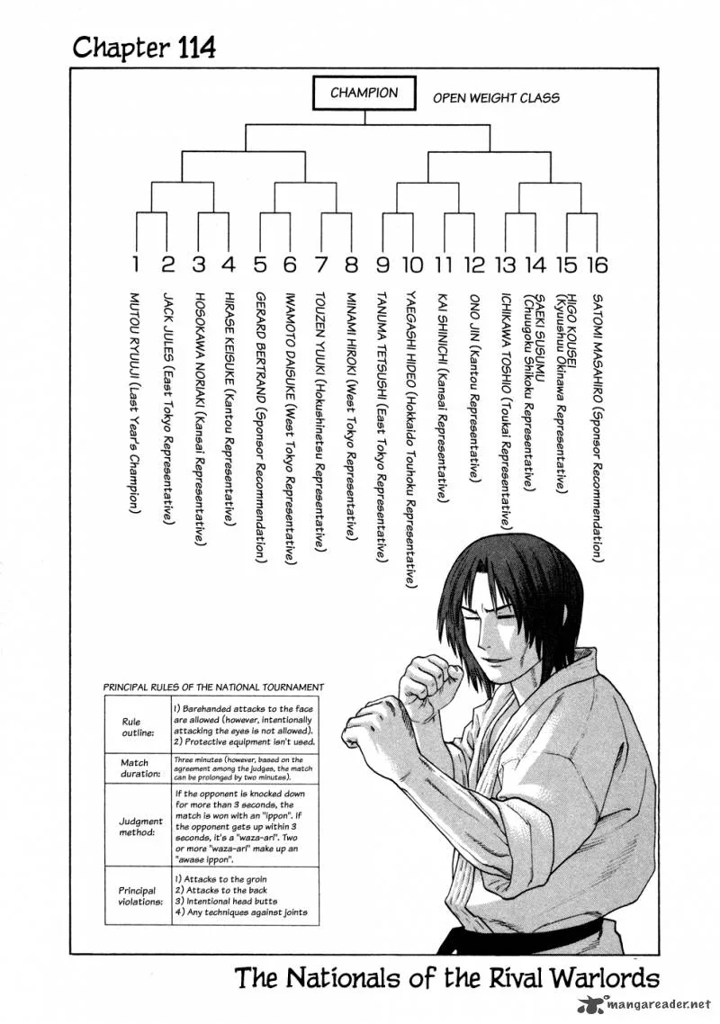 Karate Shoukoushi Kohinata Minoru Chapter 114 page 2