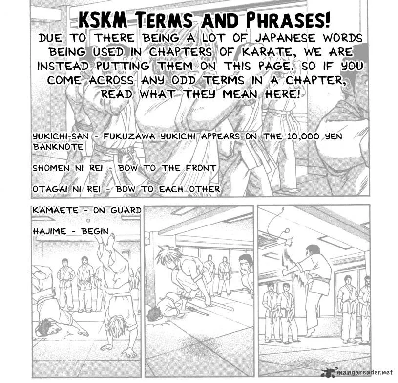 Karate Shoukoushi Kohinata Minoru Chapter 124 page 1