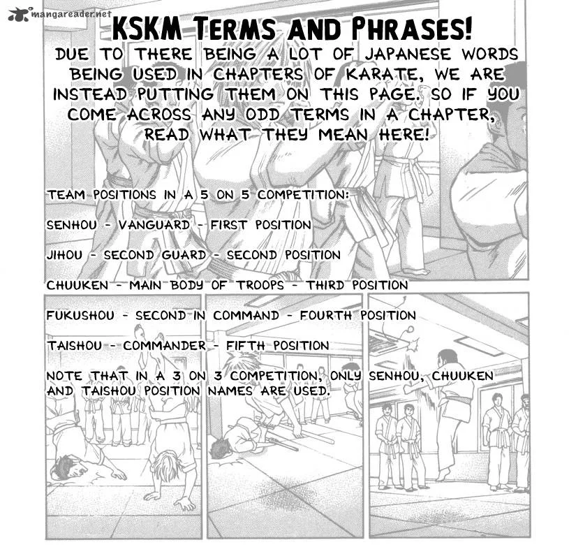 Karate Shoukoushi Kohinata Minoru Chapter 184 page 1