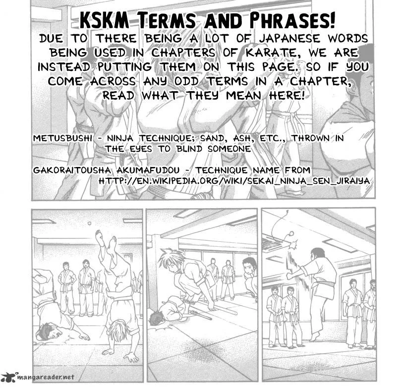 Karate Shoukoushi Kohinata Minoru Chapter 203 page 1