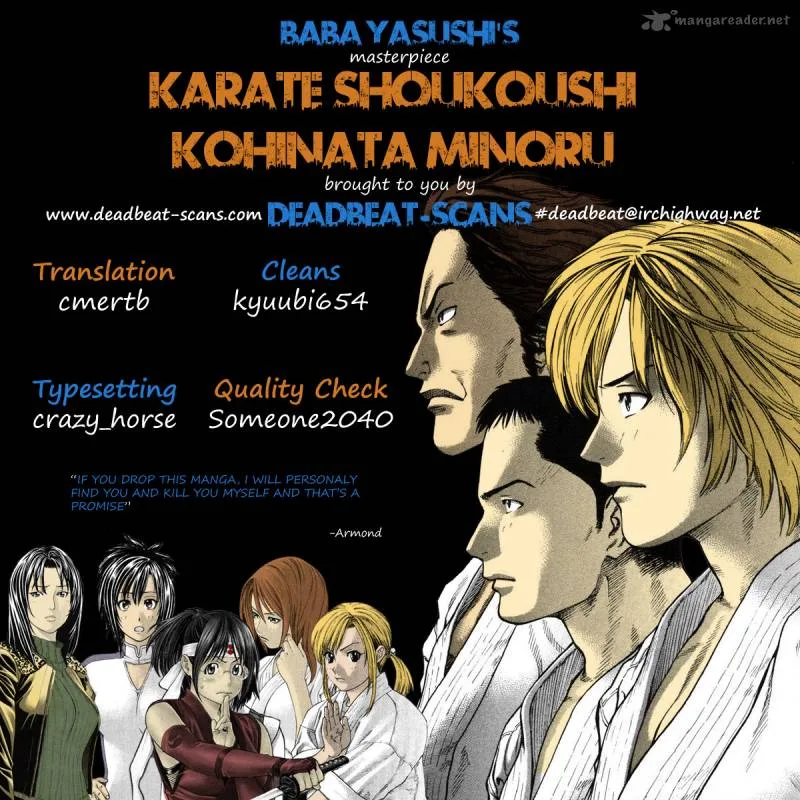 Karate Shoukoushi Kohinata Minoru Chapter 220 page 21