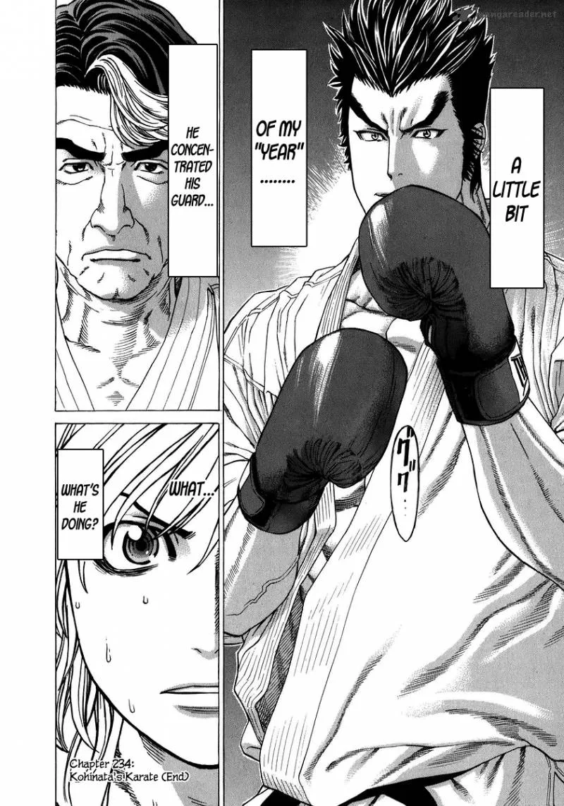 Karate Shoukoushi Kohinata Minoru Chapter 234 page 18