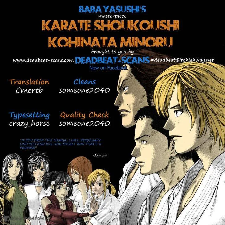 Karate Shoukoushi Kohinata Minoru Chapter 278 page 21