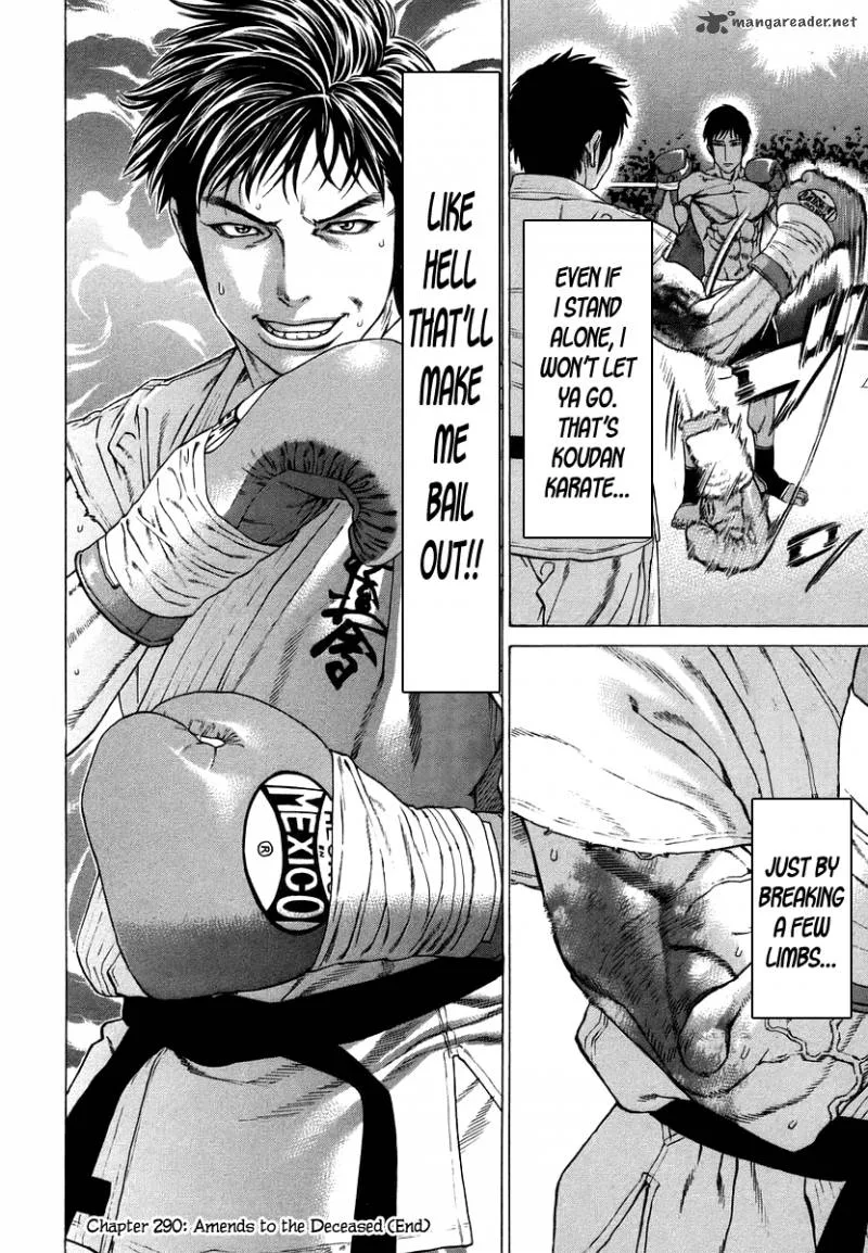 Karate Shoukoushi Kohinata Minoru Chapter 290 page 18