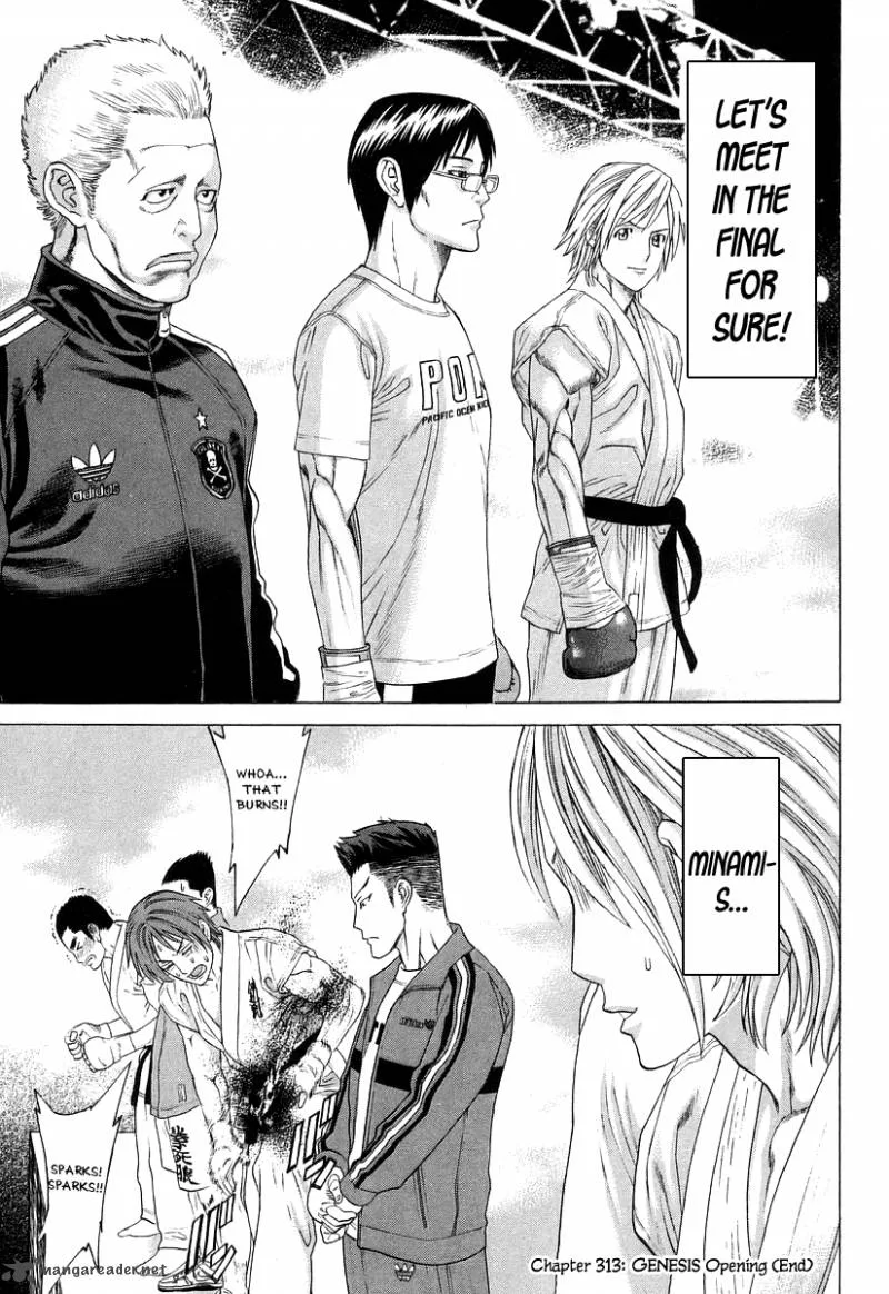 Karate Shoukoushi Kohinata Minoru Chapter 313 page 18