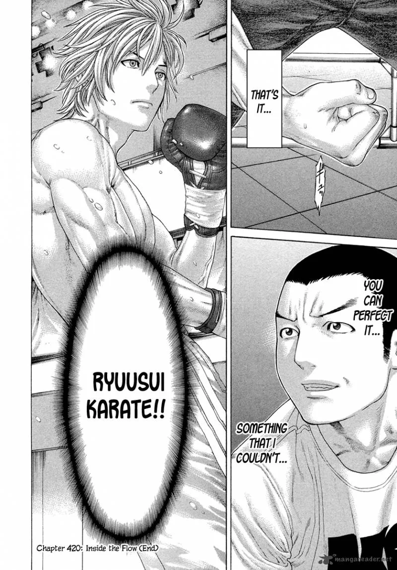 Karate Shoukoushi Kohinata Minoru Chapter 420 page 19