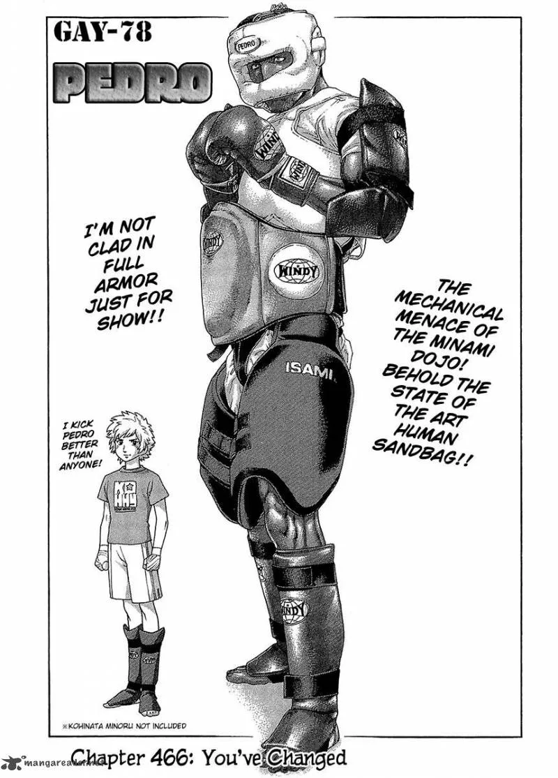 Karate Shoukoushi Kohinata Minoru Chapter 466 page 1