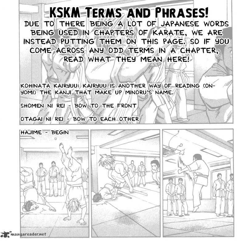 Karate Shoukoushi Kohinata Minoru Chapter 82 page 1