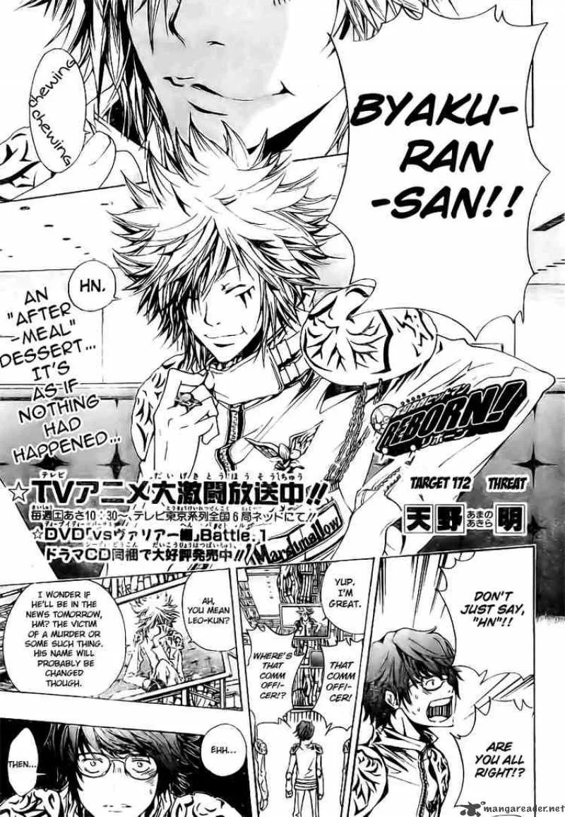 Katekyo Hitman Reborn! Chapter 172 page 1