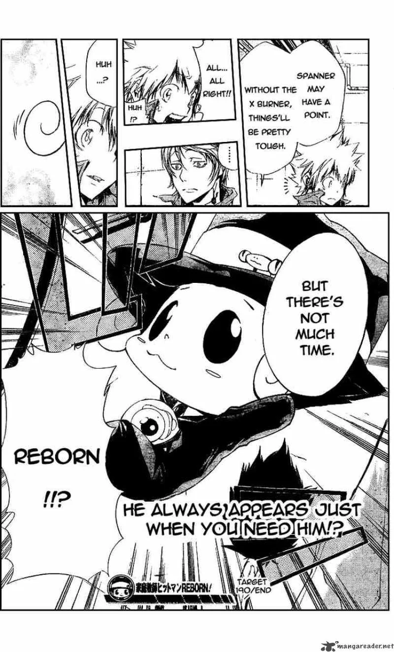 Katekyo Hitman Reborn! Chapter 190 page 17