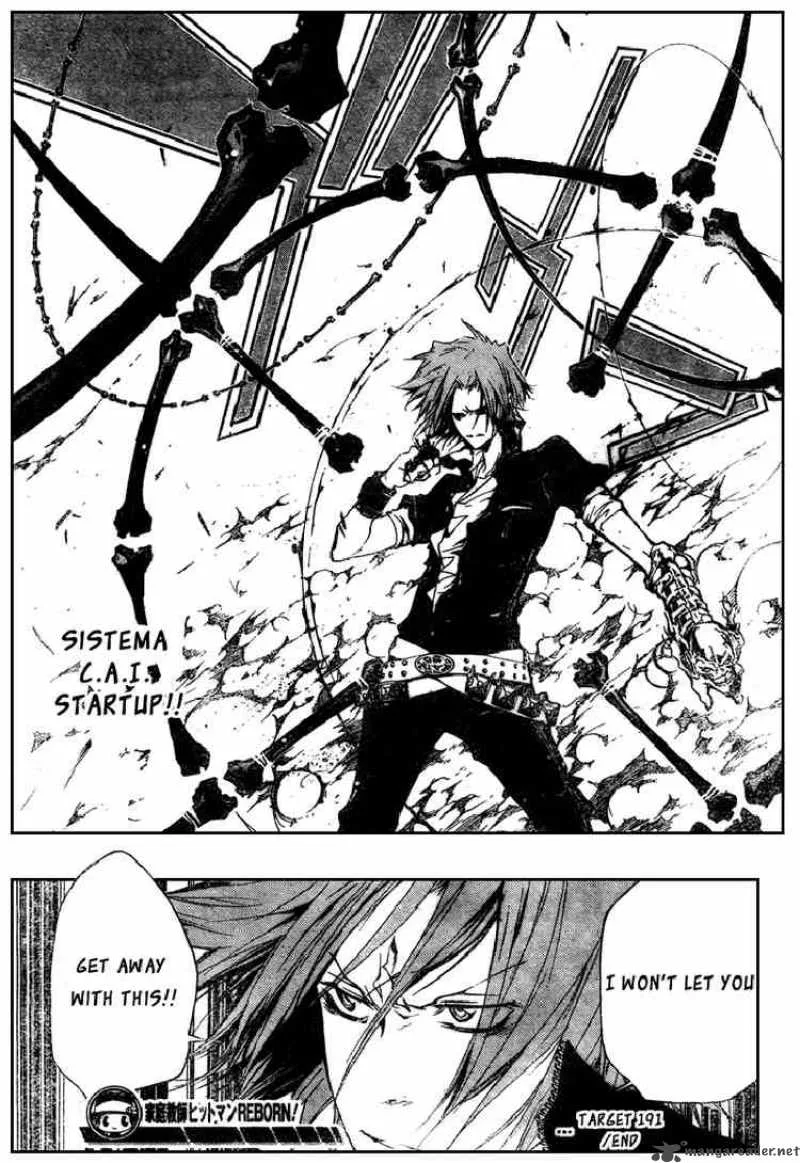 Katekyo Hitman Reborn! Chapter 191 page 17