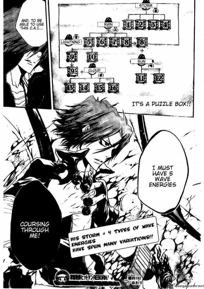 Katekyo Hitman Reborn! Chapter 192 page 17