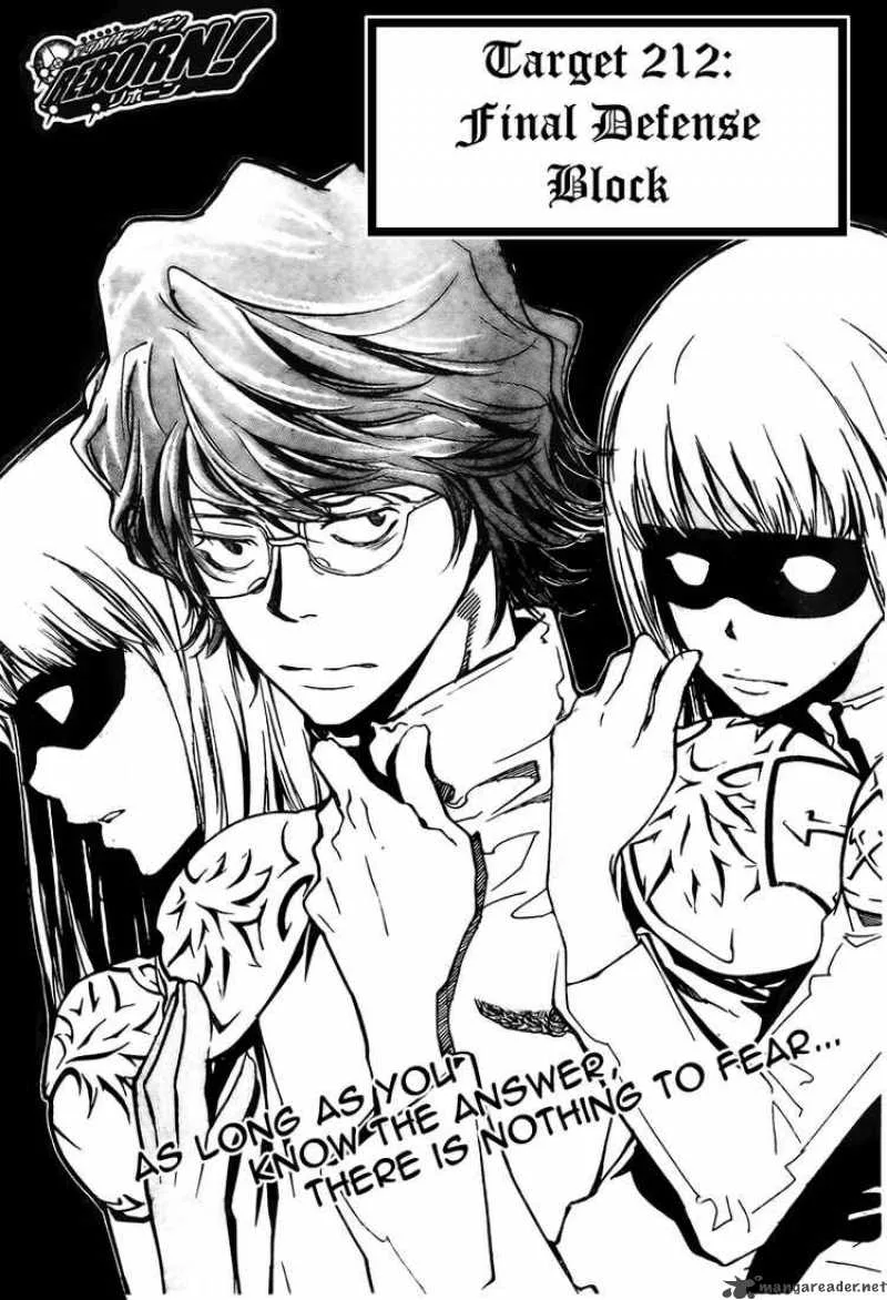 Katekyo Hitman Reborn! Chapter 212 page 1