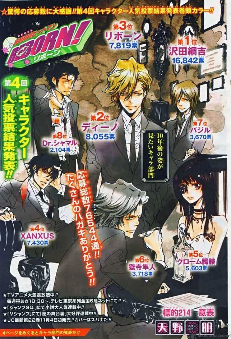Katekyo Hitman Reborn! Chapter 214 page 1
