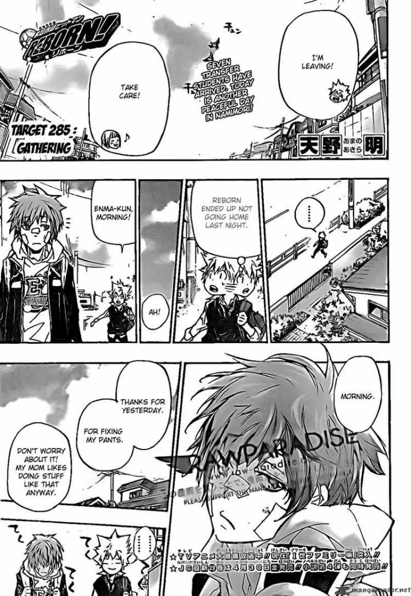 Katekyo Hitman Reborn! Chapter 285 page 1