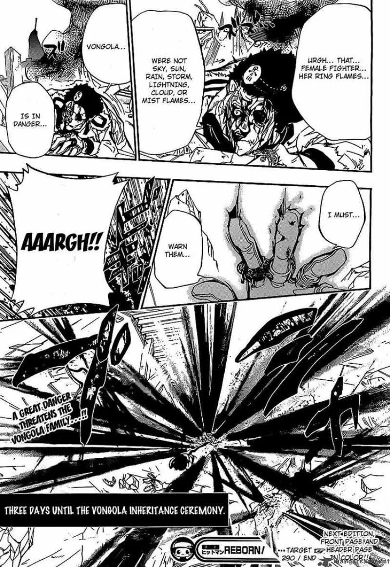 Katekyo Hitman Reborn! Chapter 290 page 17
