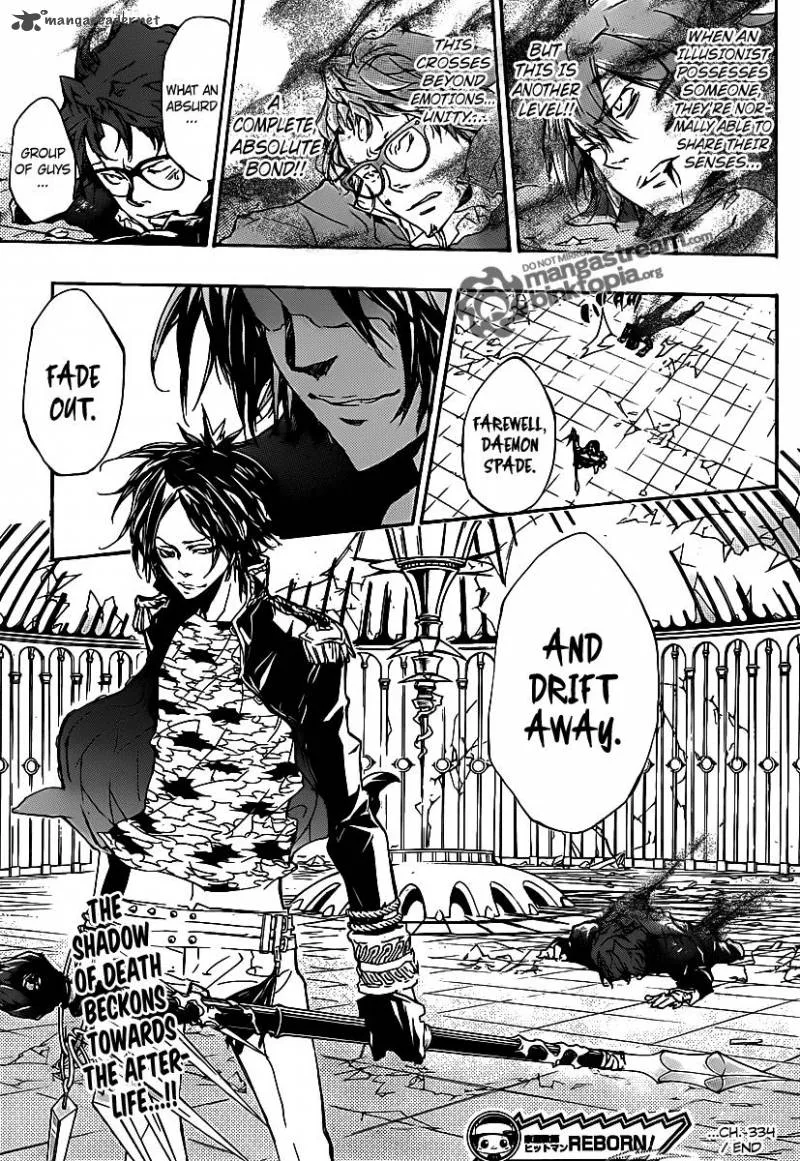 Katekyo Hitman Reborn! Chapter 334 page 17