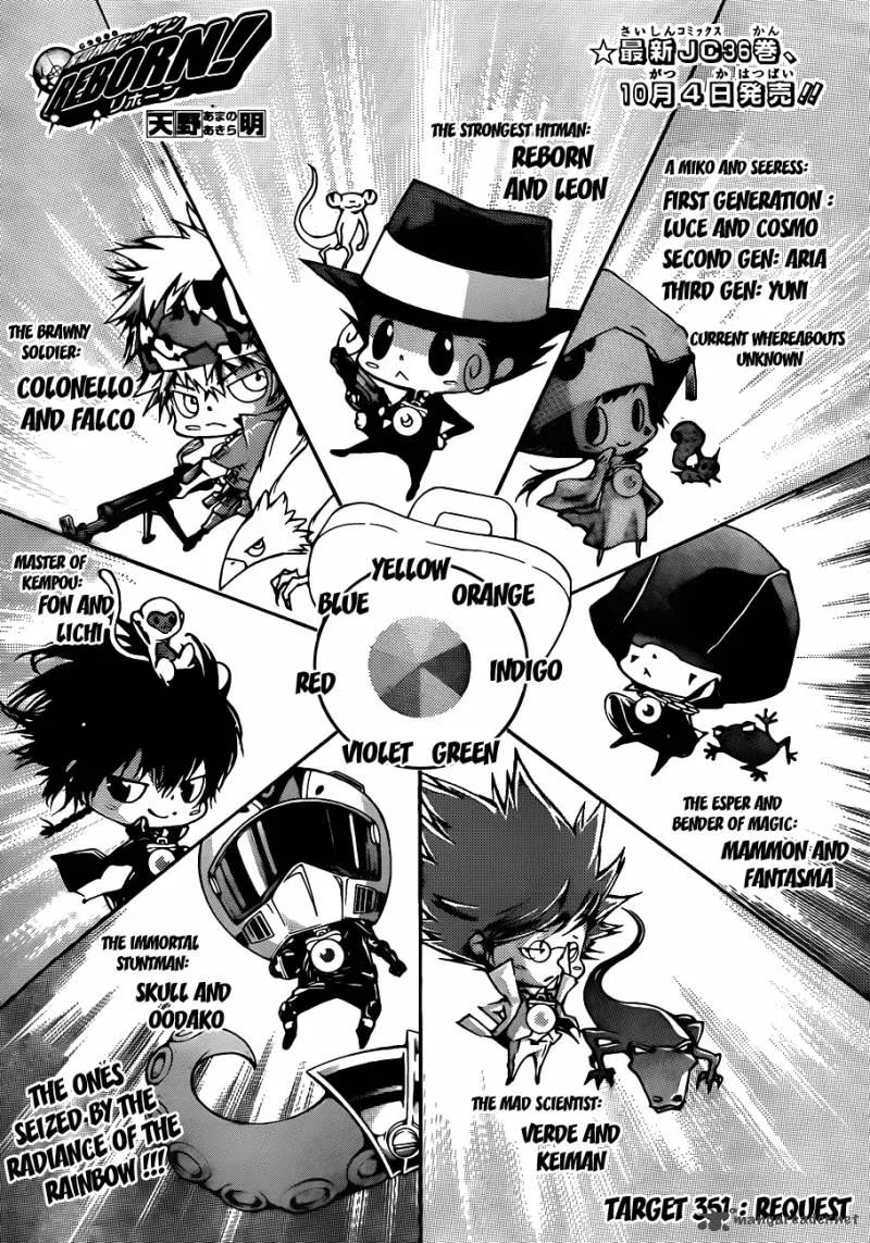 Katekyo Hitman Reborn! Chapter 351 page 1