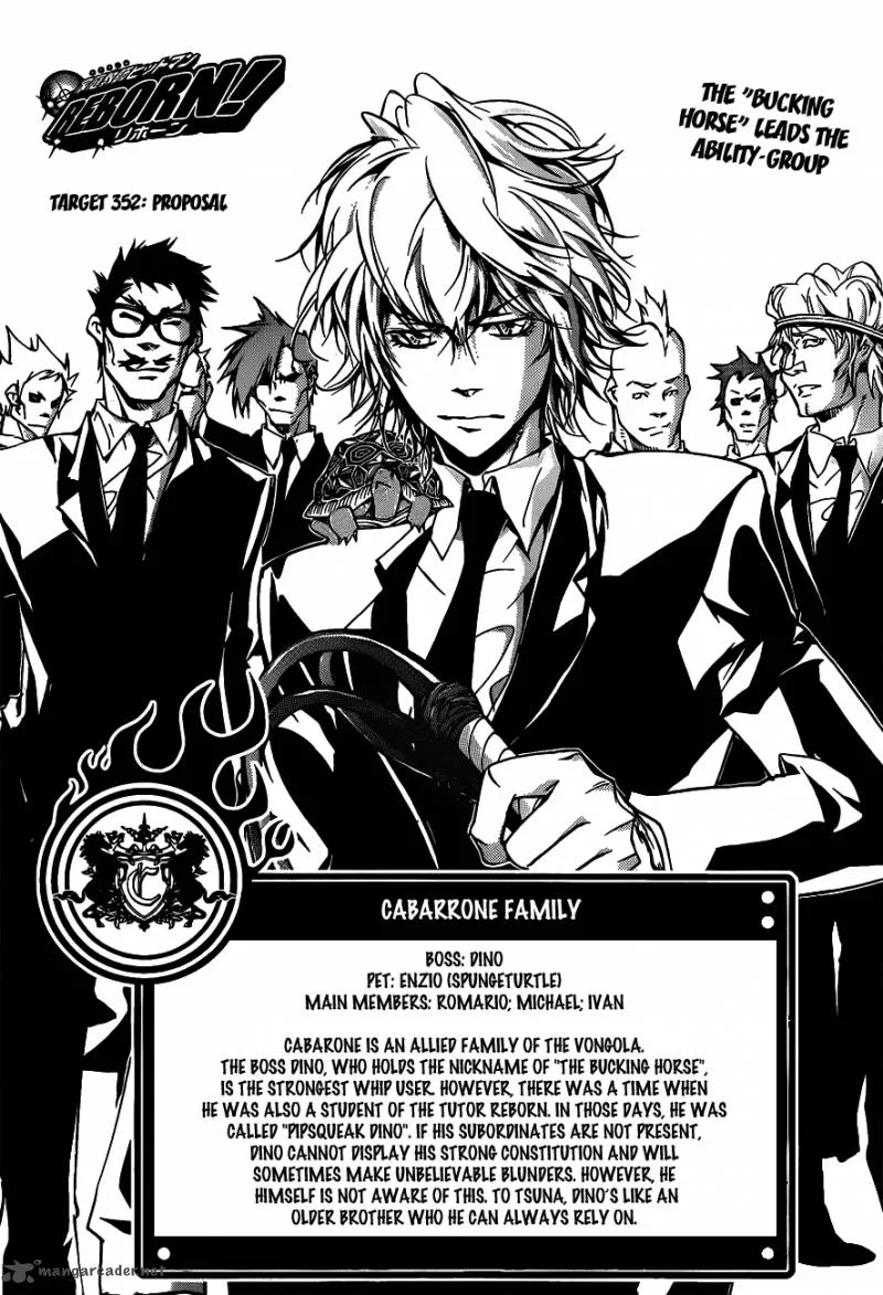 Katekyo Hitman Reborn! Chapter 352 page 1