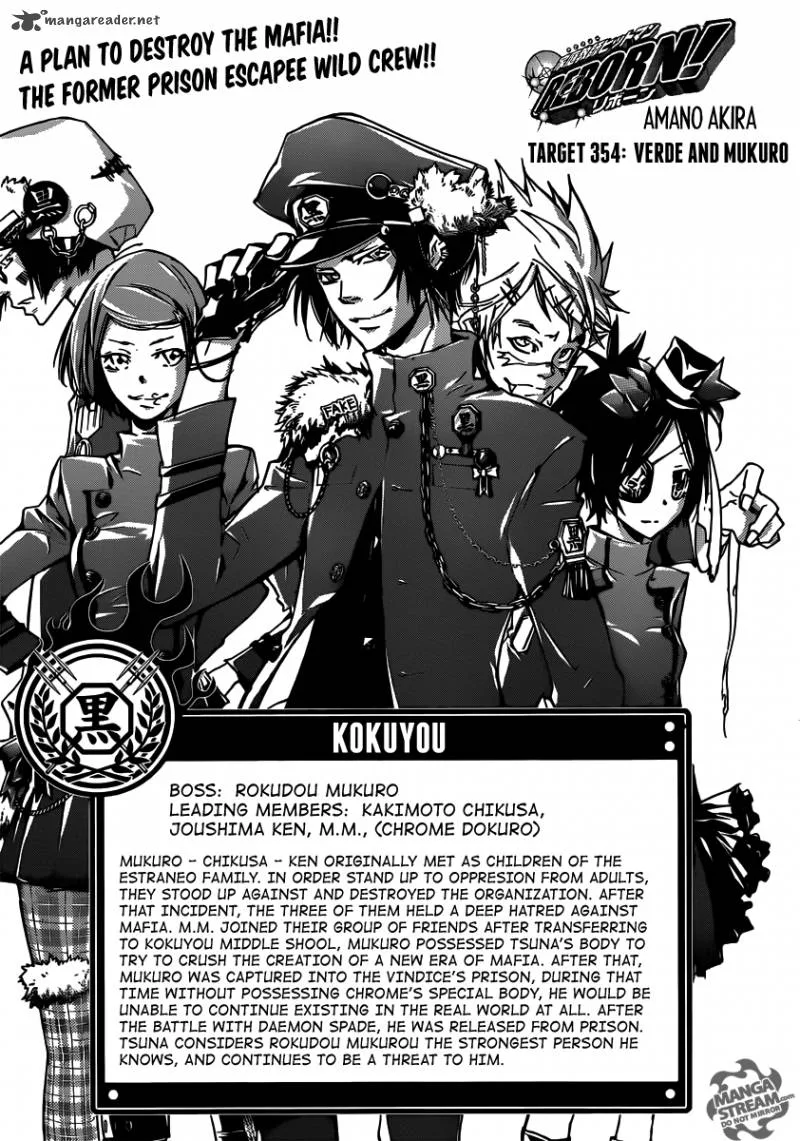 Katekyo Hitman Reborn! Chapter 354 page 1