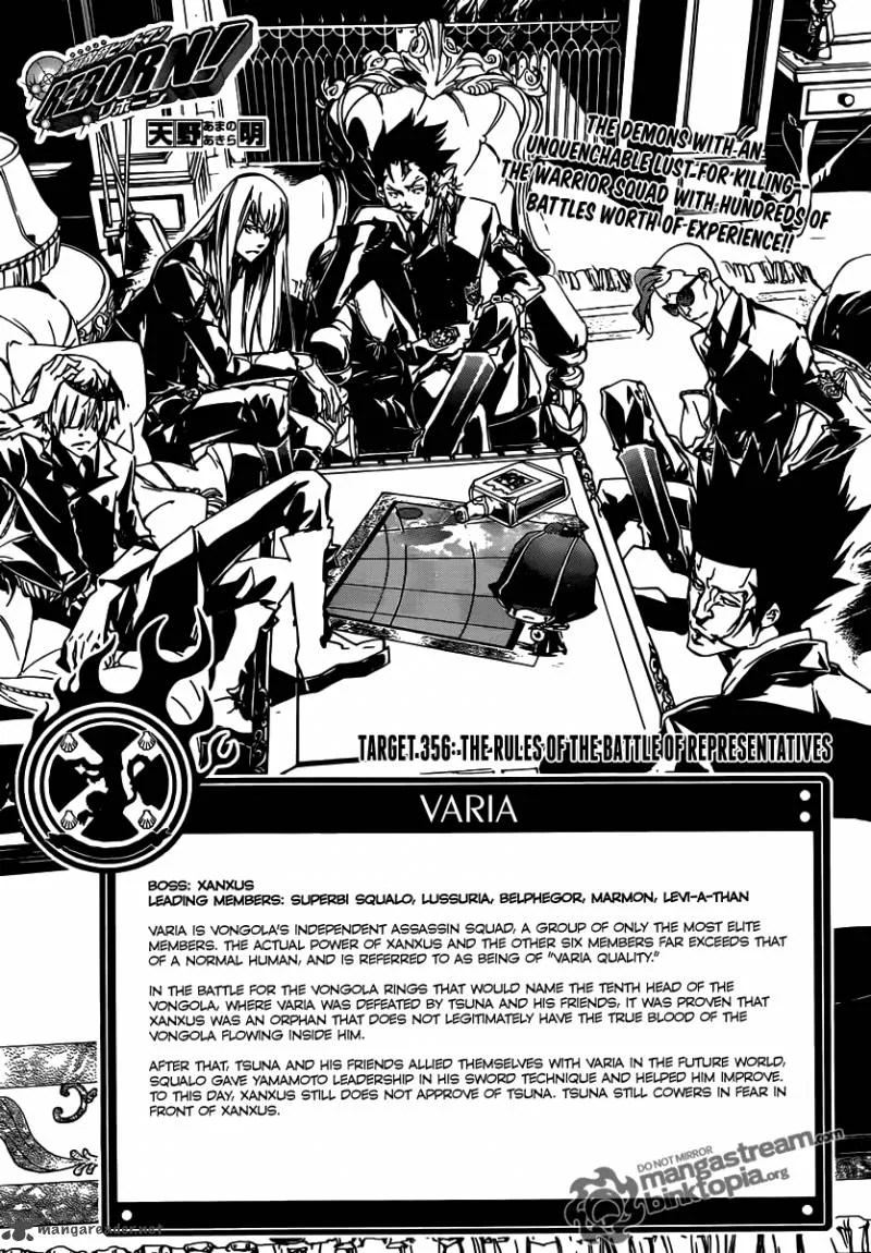 Katekyo Hitman Reborn! Chapter 356 page 1