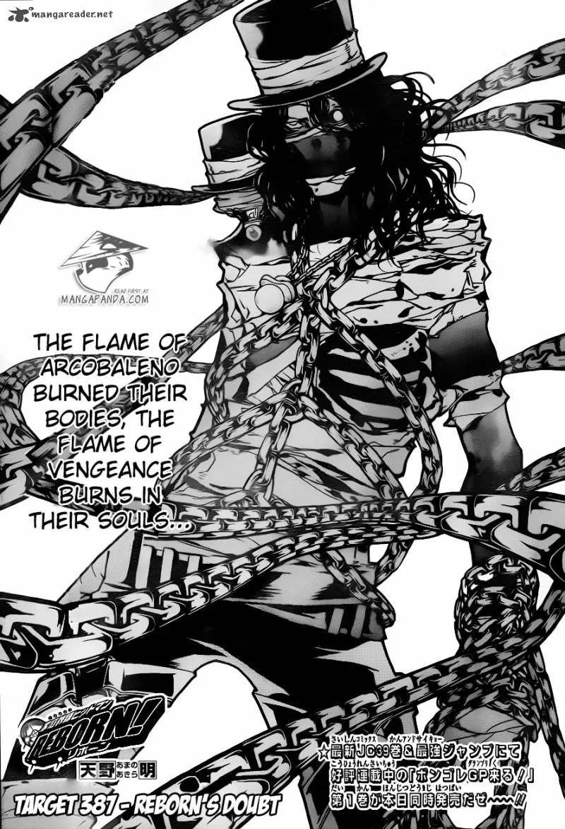 Katekyo Hitman Reborn! Chapter 387 page 1