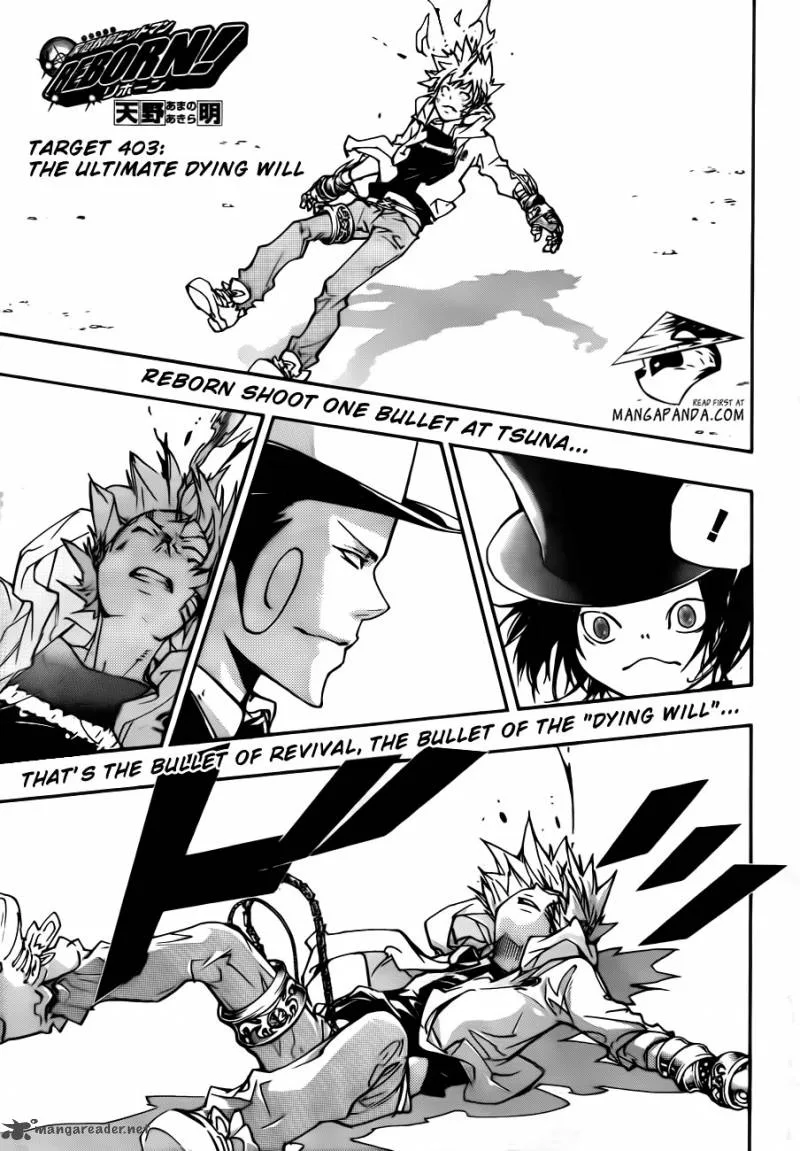 Katekyo Hitman Reborn! Chapter 403 page 3