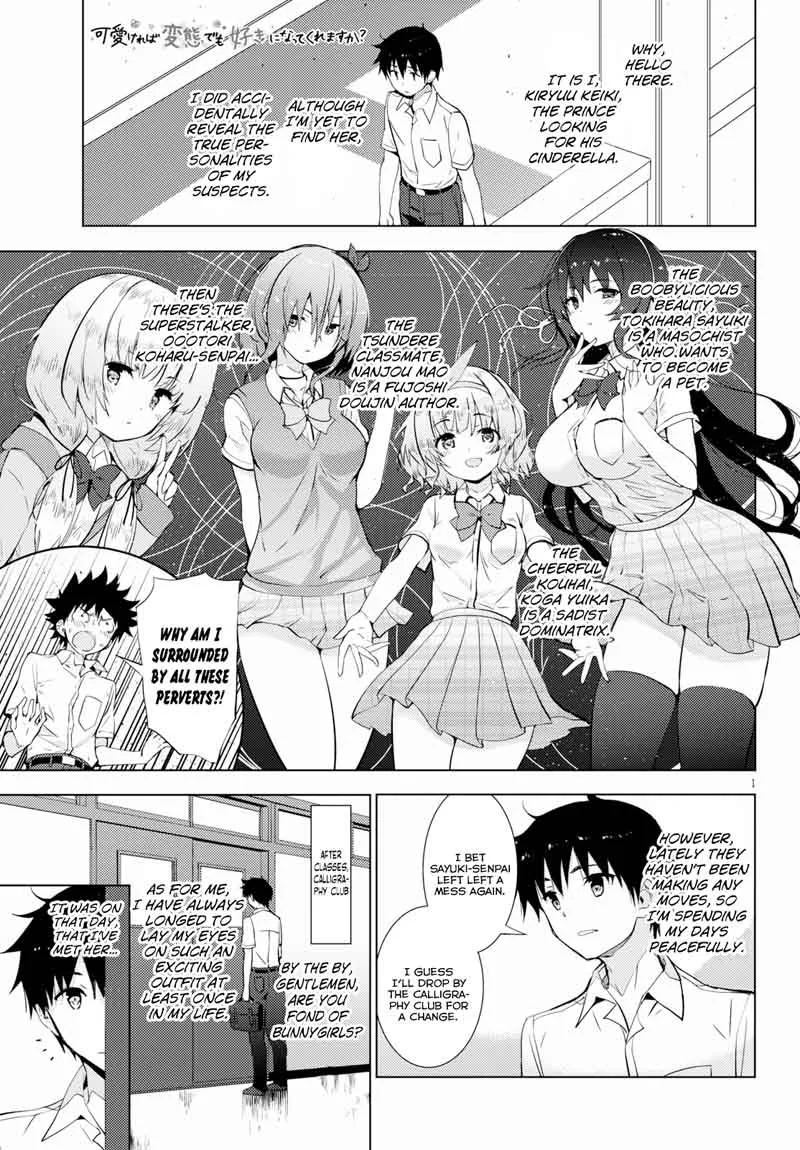 Kawaiikereba Hentai demo Suki ni Natte Kuremasu ka? Chapter 14 page 1