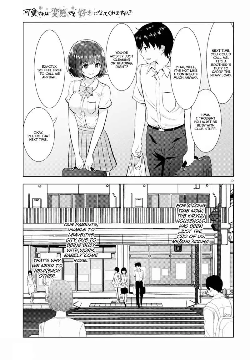 Kawaiikereba Hentai demo Suki ni Natte Kuremasu ka? Chapter 14 page 15