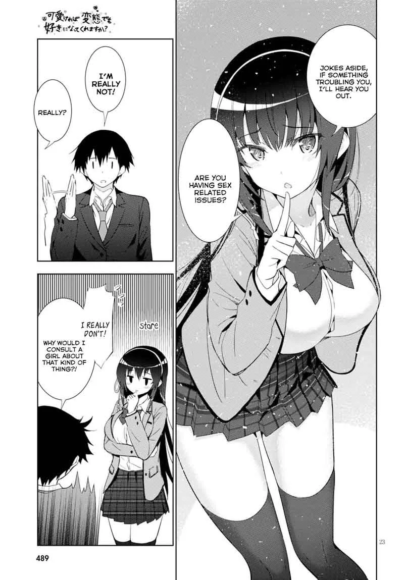Kawaiikereba Hentai demo Suki ni Natte Kuremasu ka? Chapter 4 page 23