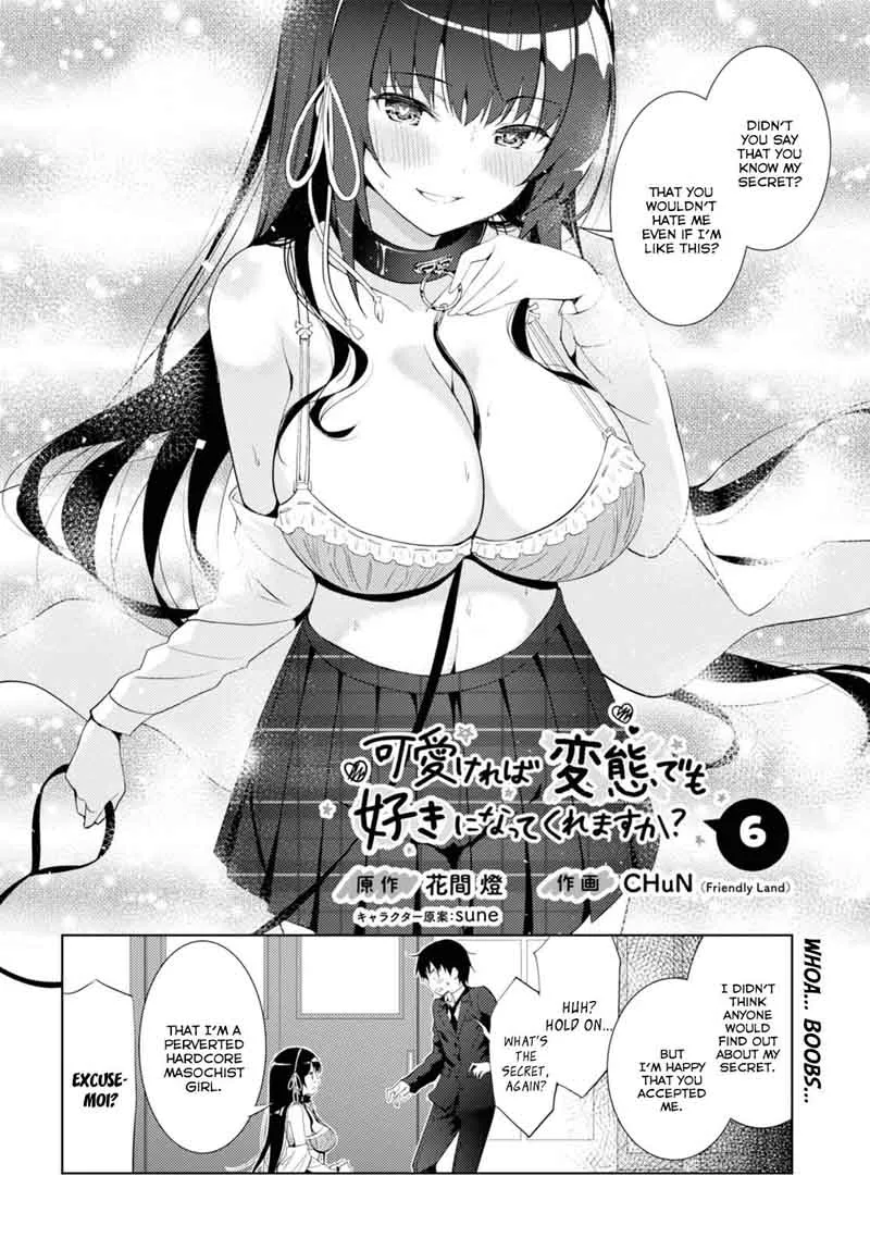 Kawaiikereba Hentai demo Suki ni Natte Kuremasu ka? Chapter 6 page 2