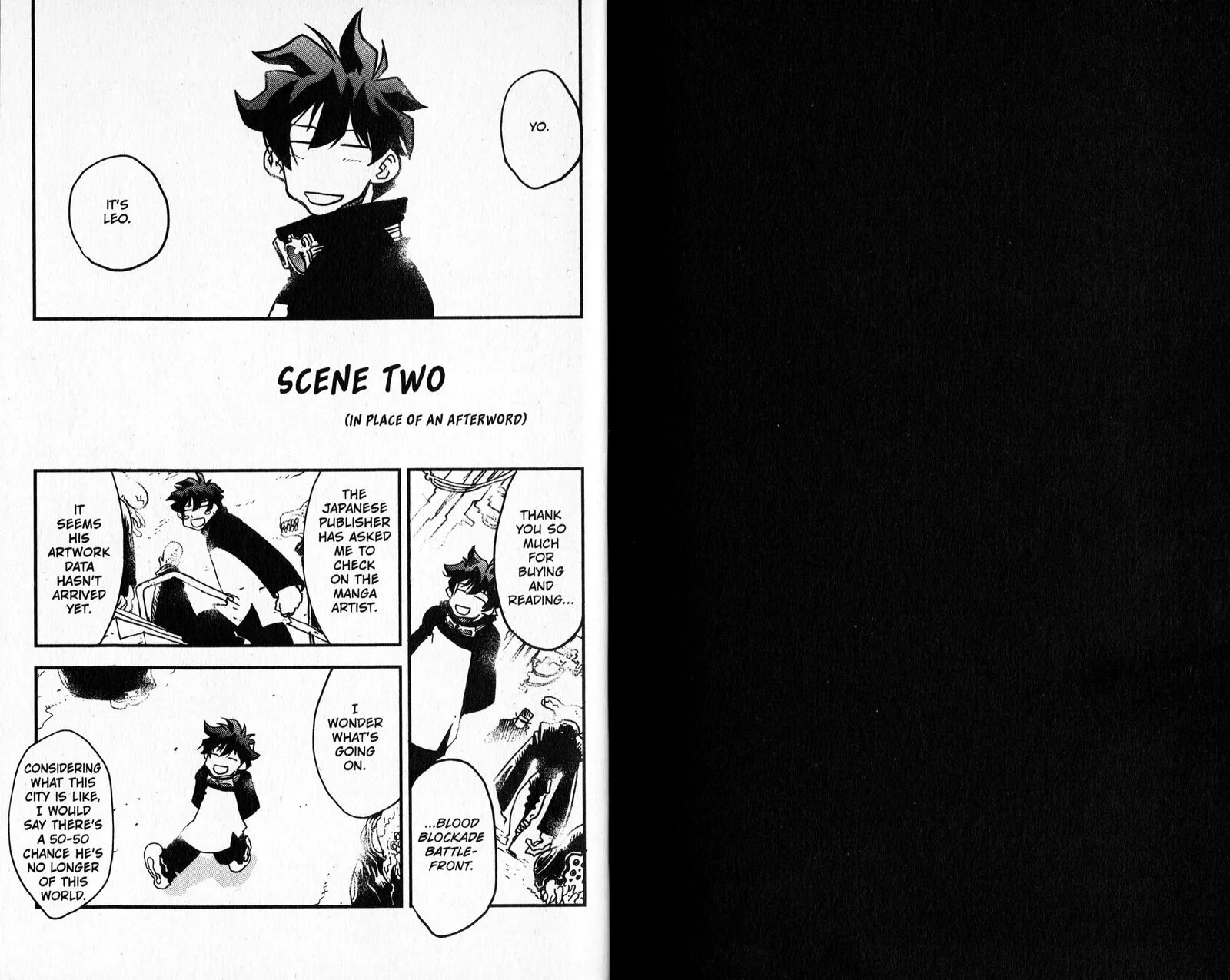 Kekkai Sensen Chapter 30.1 page 1