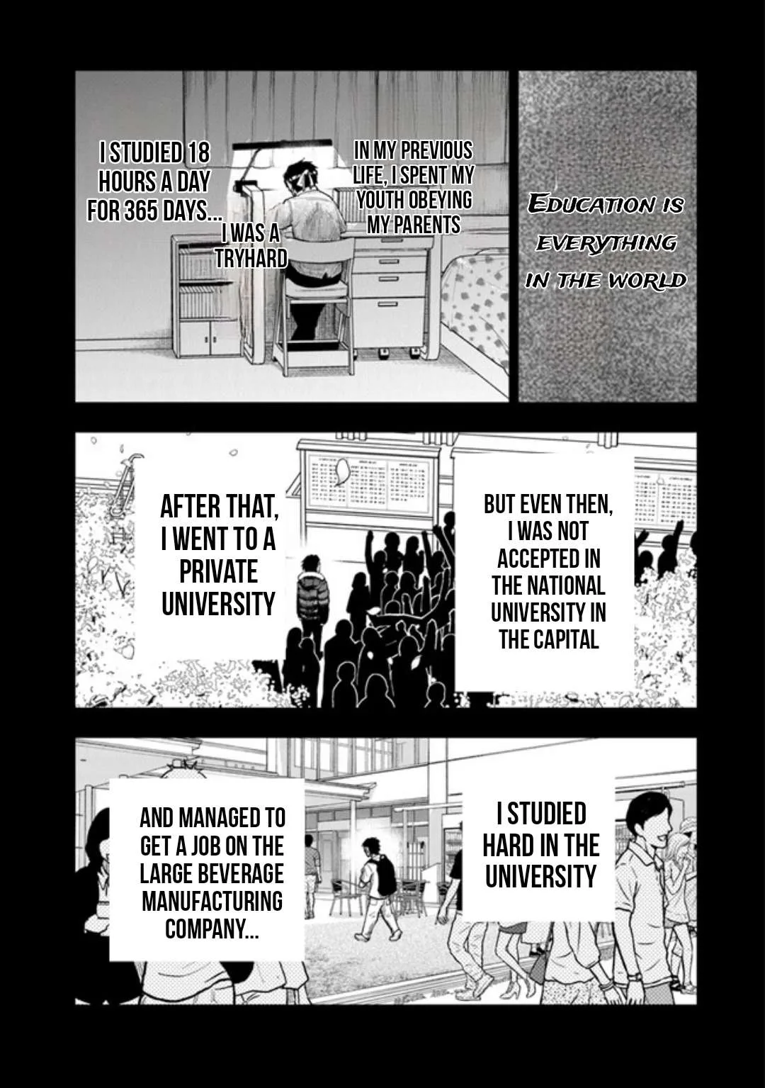 Ken to Mahou to Gakureki Shakai Chapter 1.2 page 1