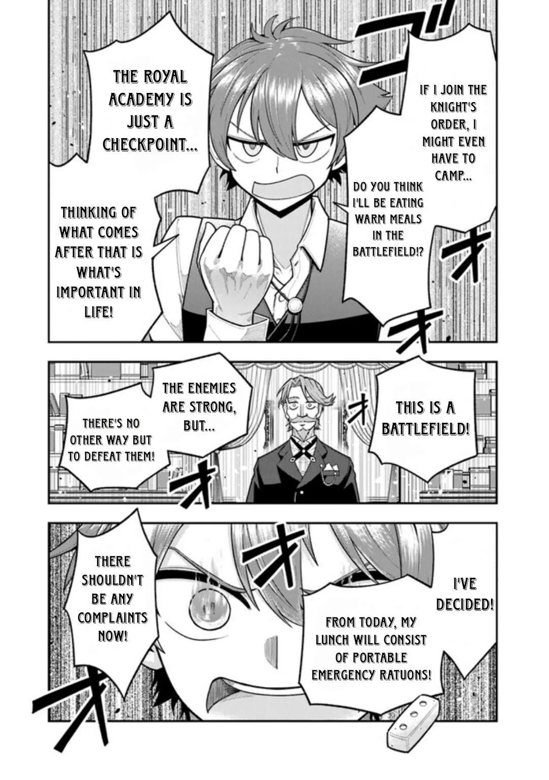 Ken to Mahou to Gakureki Shakai Chapter 1.3 page 1