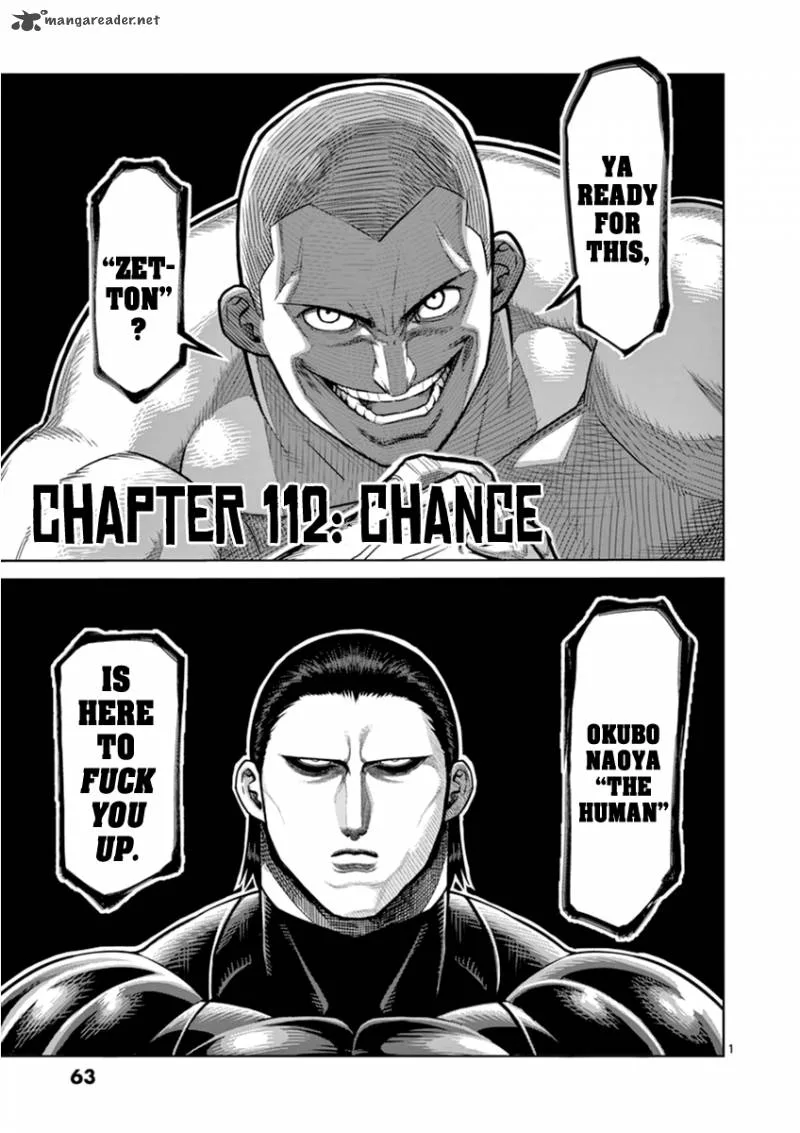 Kengan Ashua Chapter 112 page 1