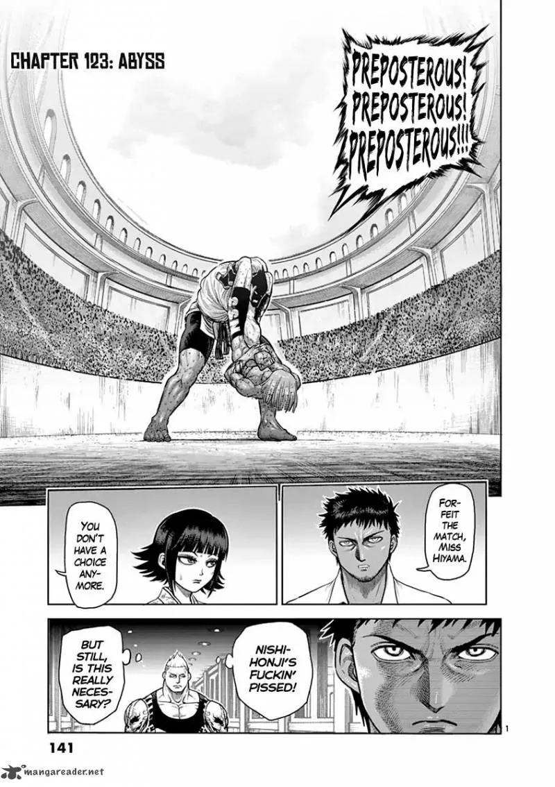 Kengan Ashua Chapter 123 page 1