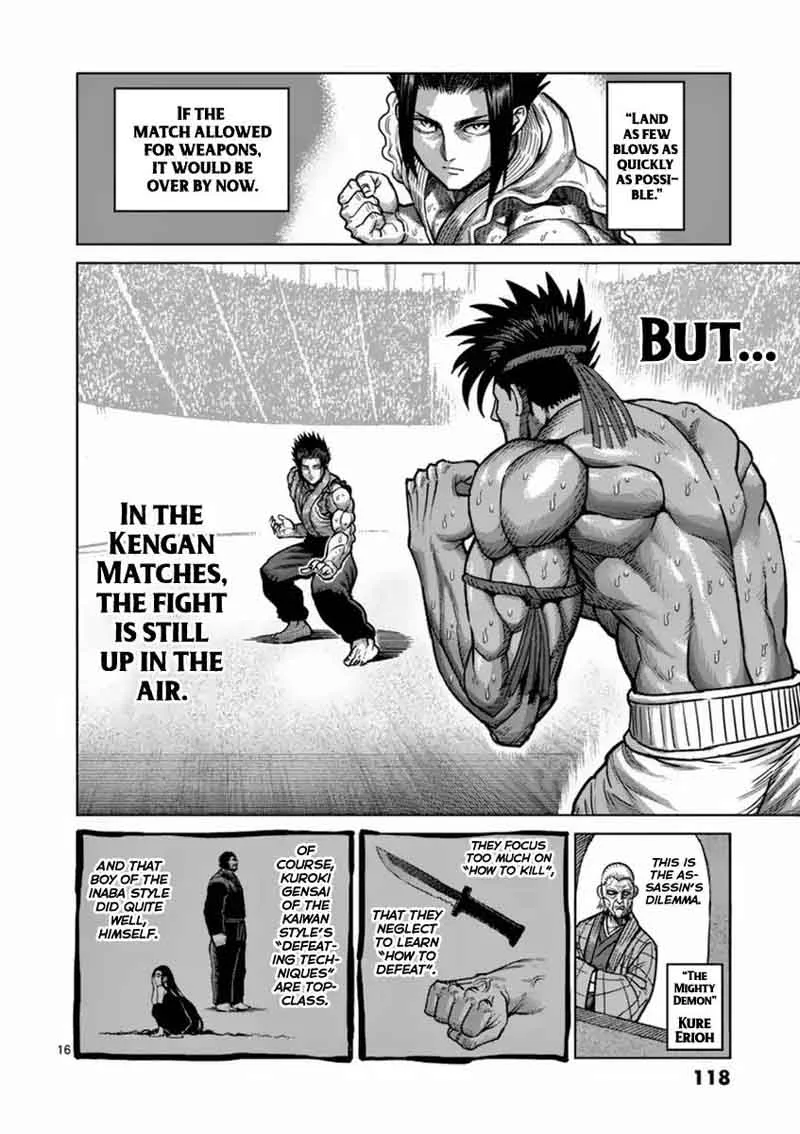 Kengan Ashua Chapter 149 page 16