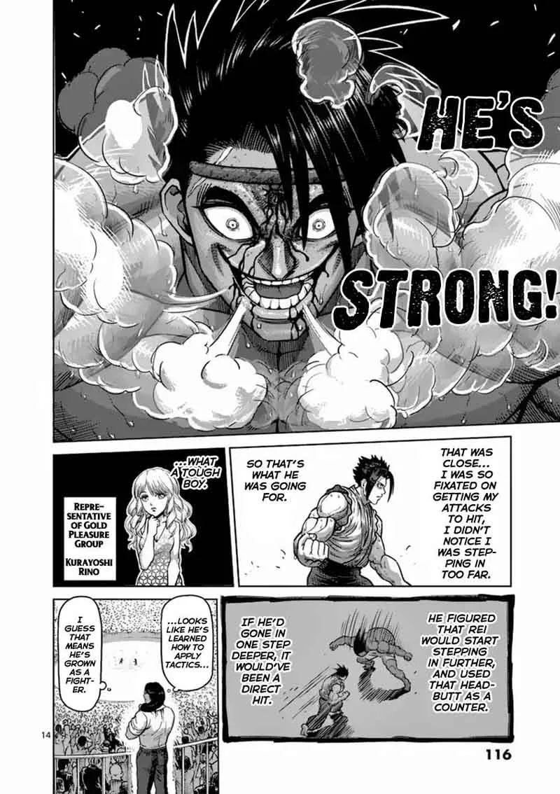 Kengan Ashua Chapter 149 page 14