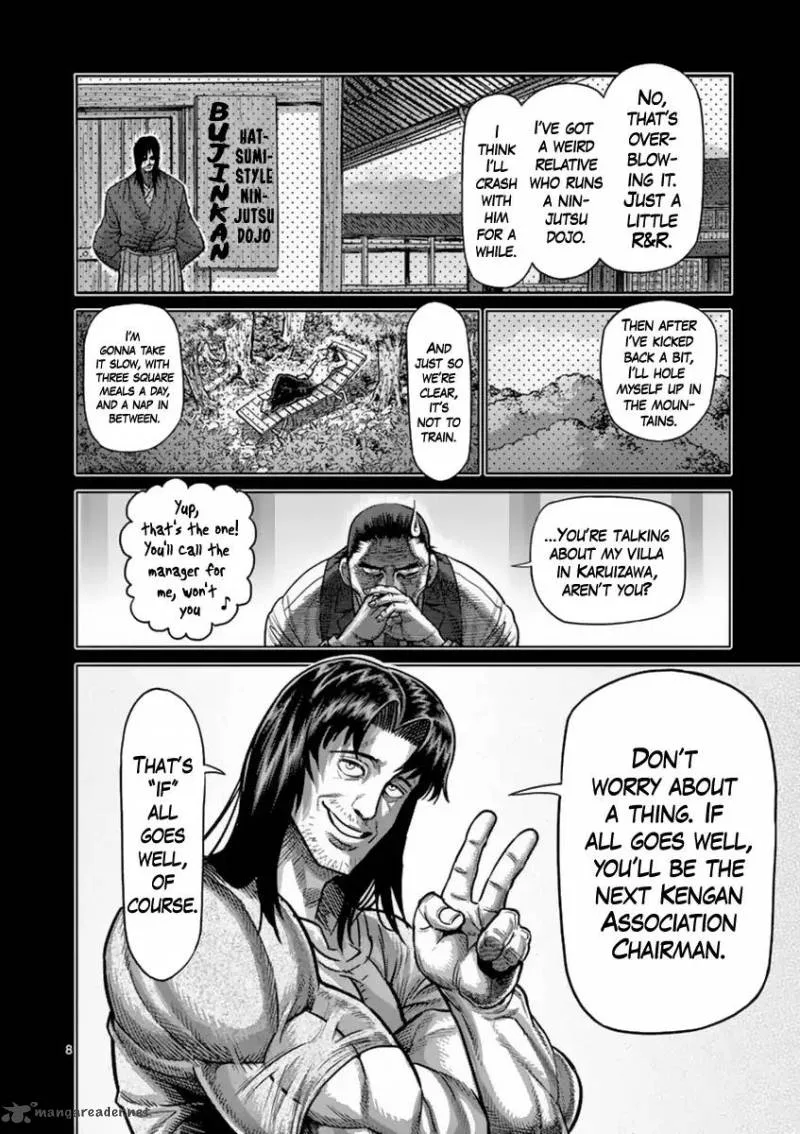 Kengan Ashua Chapter 159 page 8