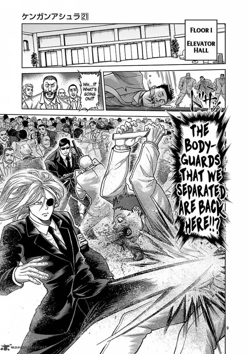 Kengan Ashua Chapter 180 page 9