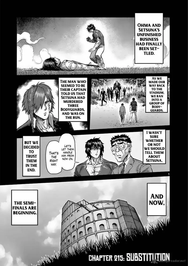 Kengan Ashua Chapter 215 page 1