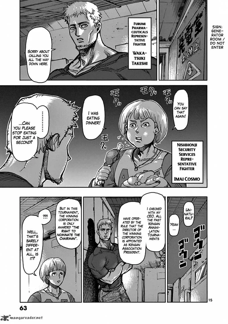 Kengan Ashua Chapter 35 page 15