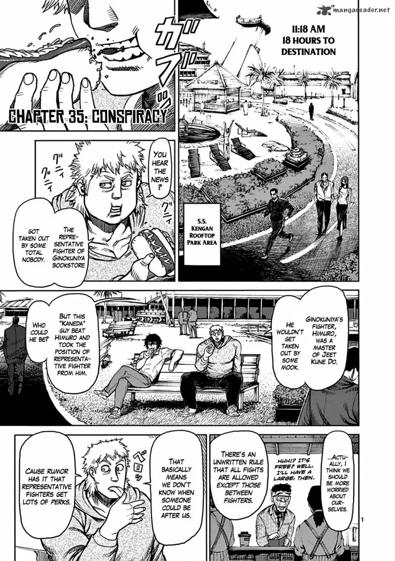 Kengan Ashua Chapter 35 page 1