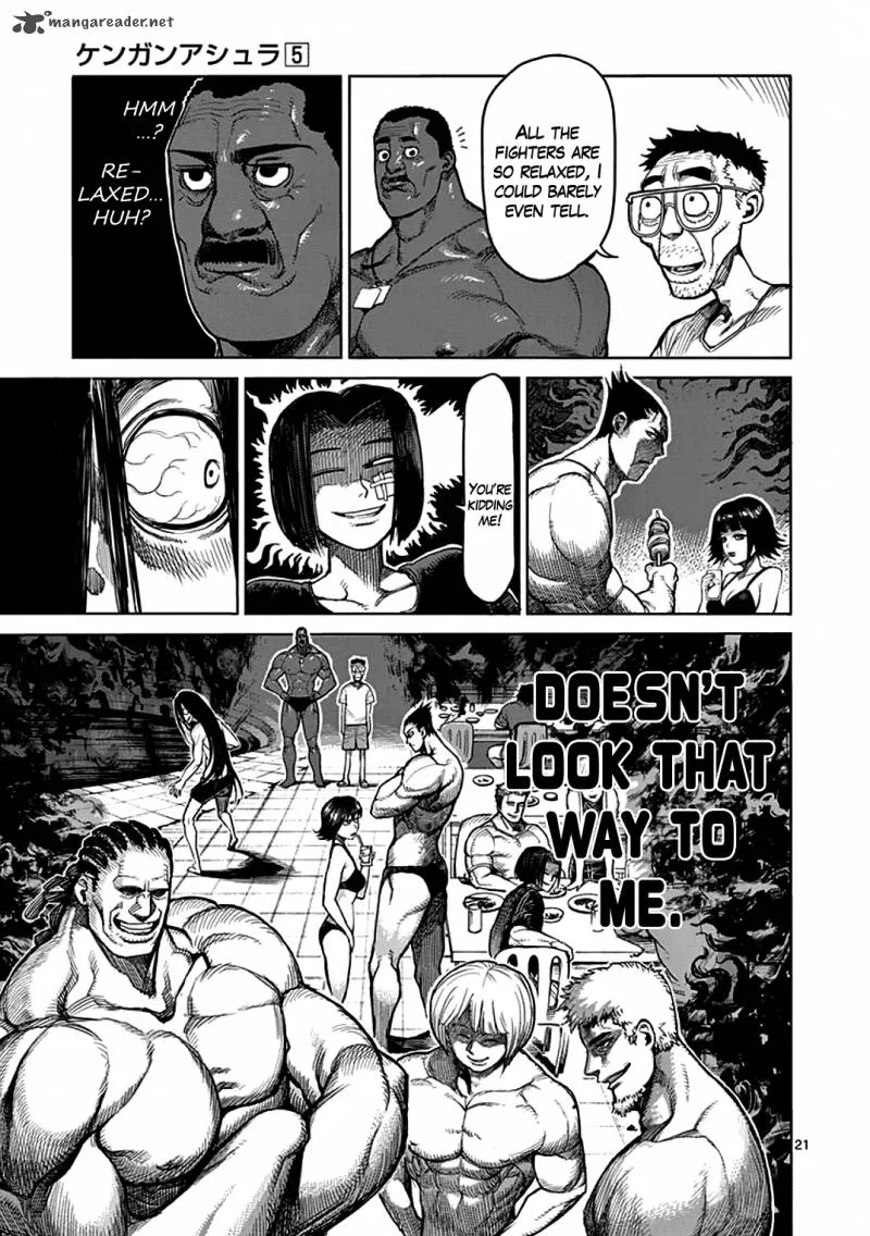 Kengan Ashua Chapter 40 page 21