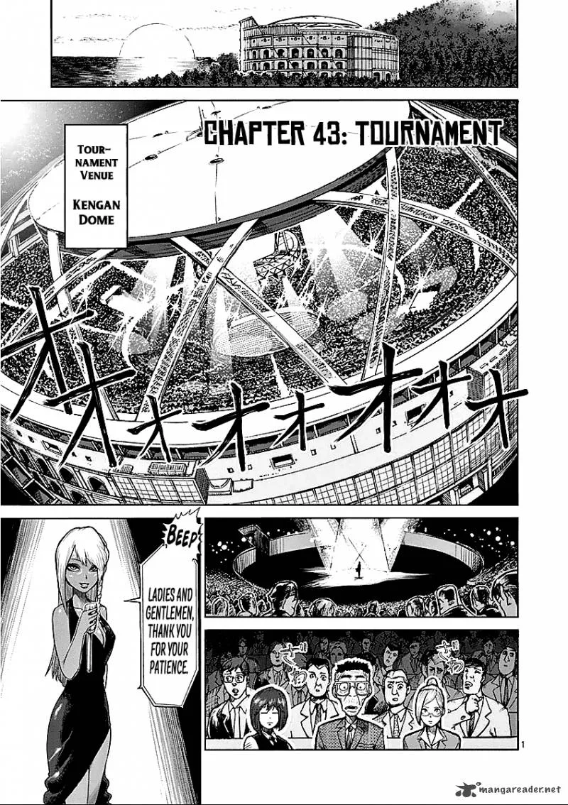 Kengan Ashua Chapter 43 page 1