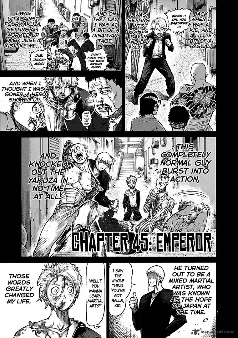 Kengan Ashua Chapter 45 page 1