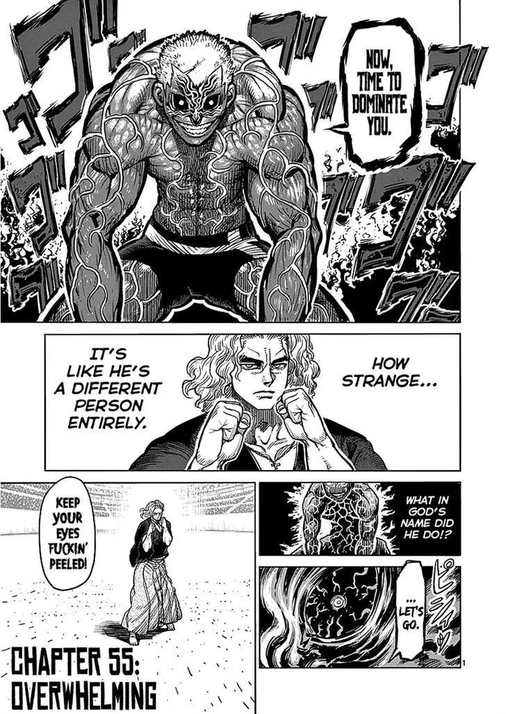 Kengan Ashua Chapter 55 page 1