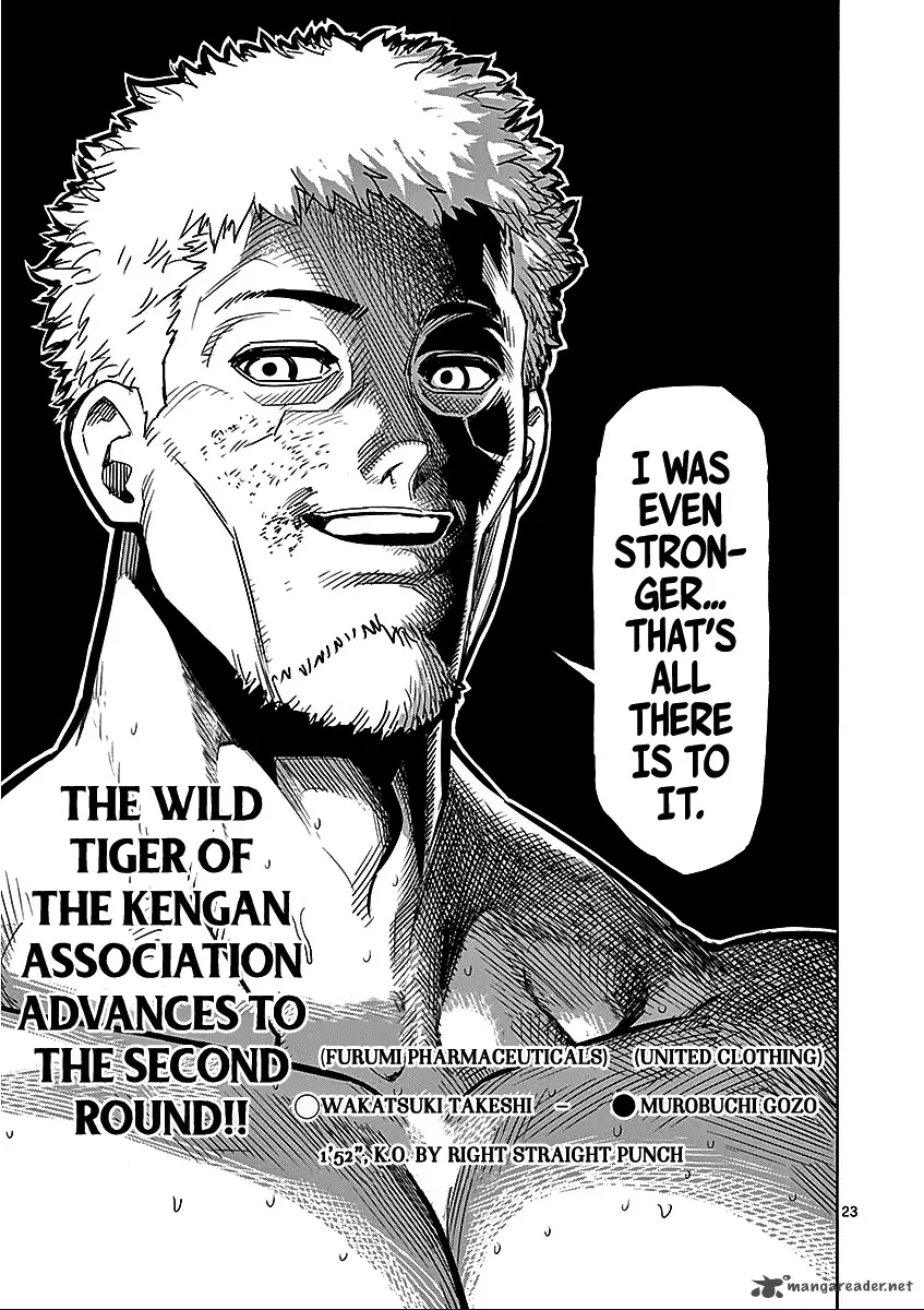 Kengan Ashua Chapter 64 page 22