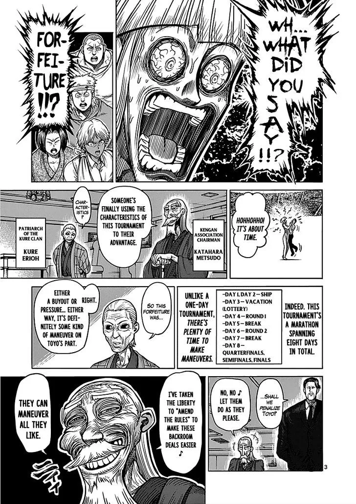 Kengan Ashua Chapter 66 page 3